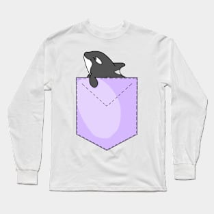 Whale in your pocket - Orca Long Sleeve T-Shirt